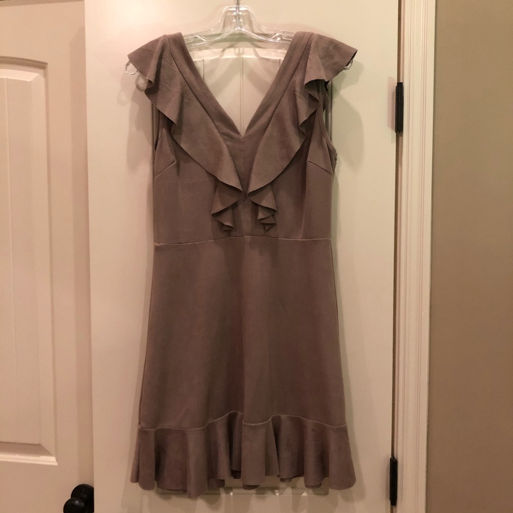 NWOT Lily Rain Suede Dress